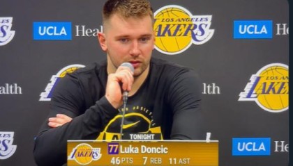 米兰体育平台-东契奇谈砍46分：雷迪克可能因我25次出手生气，开玩笑的